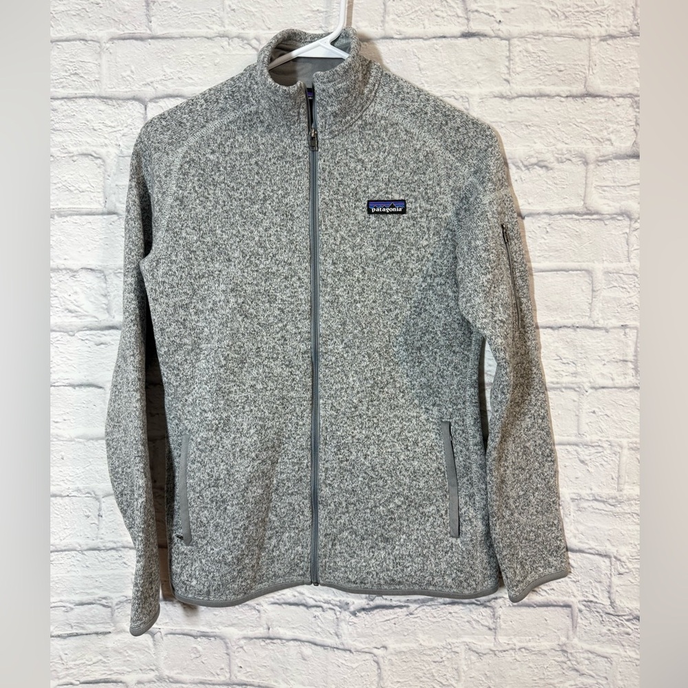 Patagonia Gray Full-Zip Better Sweater, Medium